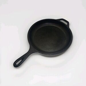 Lodge # 7 10" 3 Notch‎ Vintage Cast Iron Double Handle Skillet
